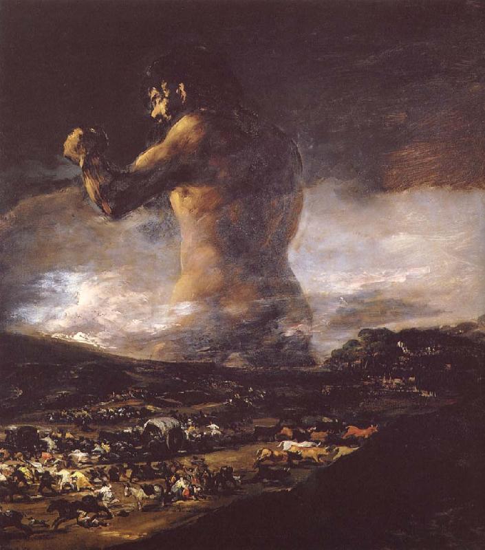 Francisco Goya Colossus Sweden oil painting art